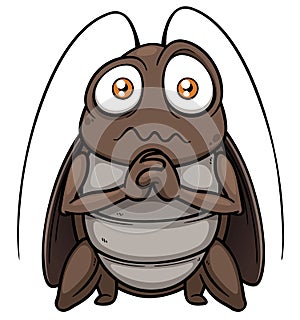 Cartoon cockroach