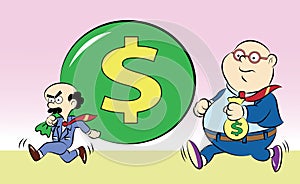 Cartoon comic character (corrupter)