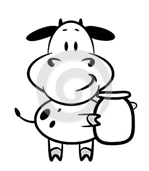 Cartoon cow