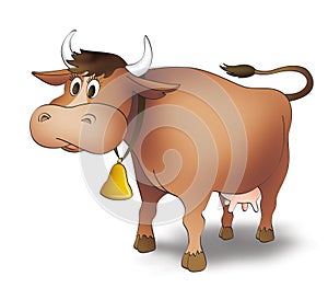 Cartoon cow