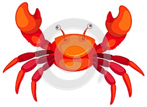Cartoon crab
