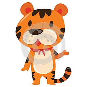 Cartoon Cute Tiger