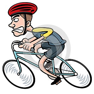Cartoon Cyclist photo