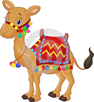 Cartoon decorated camel