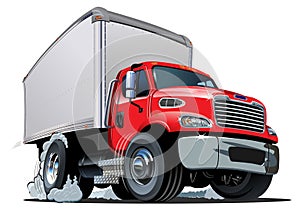 Cartoon delivery / cargo truck