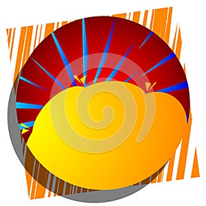 Comic book illustrations on top of each other.