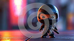 Cartoon digital avatars of The Camera Ninja A stealthy filmmaker, always ready to capture the perfect cinematic moment photo