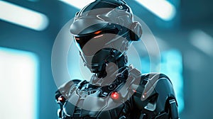 Cartoon digital avatars of Shadowy Rogue A rogue spy with a sleek and modern look, wearing a hightech suit and armed