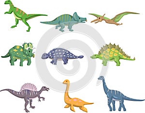 Cartoon dinosaur icon