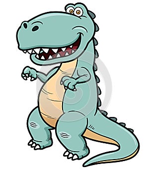 Cartoon dinosaur photo