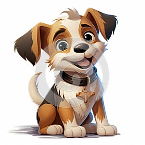 Cartoon Dog With Collar: Digital Airbrushing And Religious Iconography