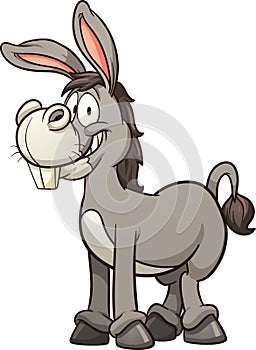 Cartoon donkey