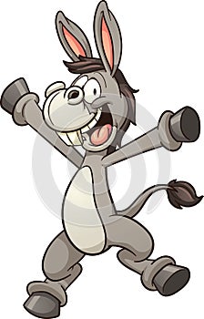 Cartoon donkey