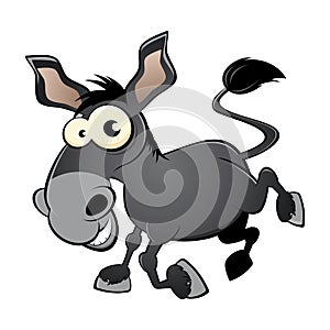 Cartoon donkey or mule