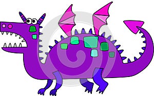 Cartoon dragon