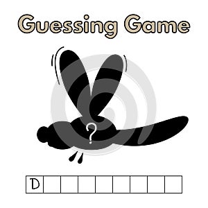 Cartoon Dragonfly Guessing Game
