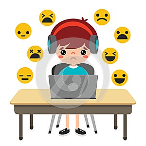 Cartoon Drawing Of Cyber Bullying