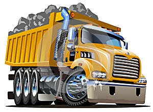 Cartoon Dump Truck