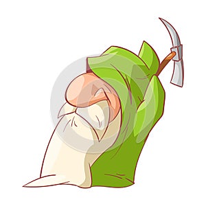 Cartoon dwarf illustration