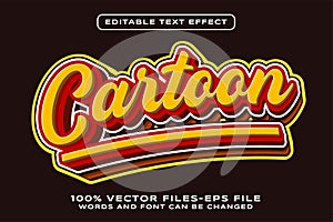 Cartoon Editable Text Effect