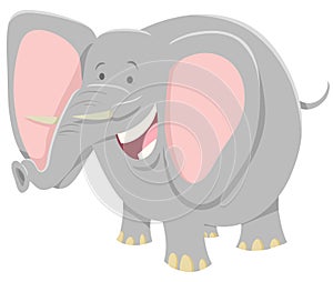 Cartoon elephant funny animal character