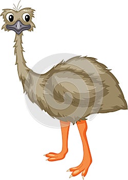 Cartoon emu