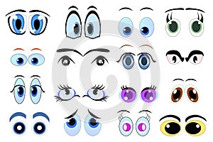 Cartoon eyes