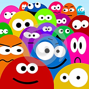 Cartoon faces