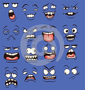 Cartoon faces