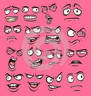 Cartoon faces