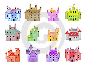 Cartoon Fairytale Castles