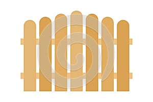 Cartoon fence vector illustration