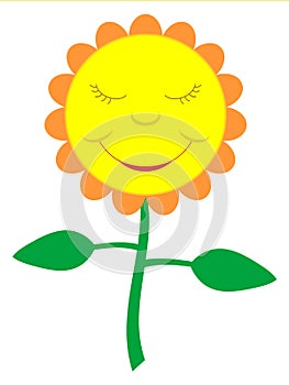 Cartoon flower