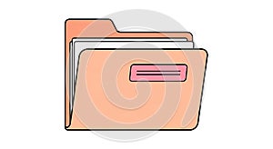 Cartoon Folder Icon