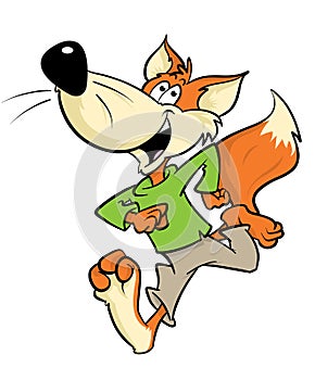 Cartoon fox