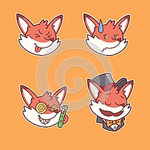 Cartoon fox illustration