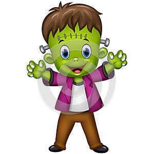 Cartoon Frankenstein Character
