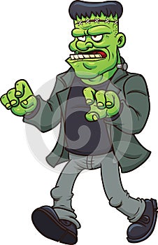 Cartoon Frankenstein photo