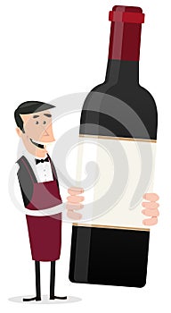 Cartoon French Winemaker