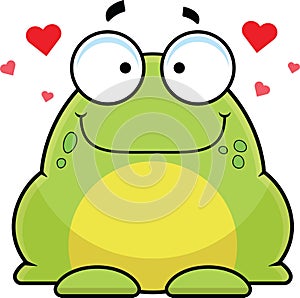 Cartoon Frog In Love