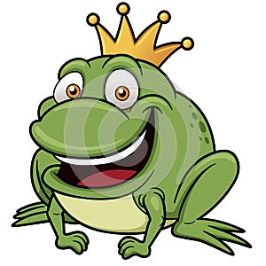 Cartoon frog prince