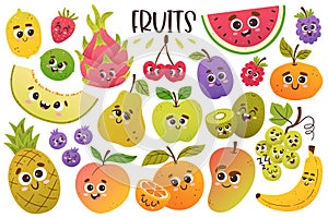Cartoon Fruits Collection