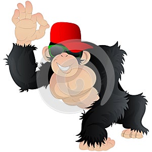 Cartoon Funny Ape