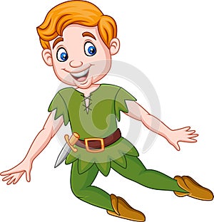 Cartoon funny peter pan