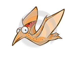Cartoon Funny Pteranodon