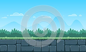 Cartoon Game Background