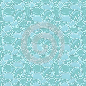 Cartoon game texture, ice surface seamless pattern. Game asset walls and environment background