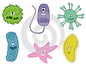 Cartoon Germs