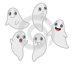 Cartoon Ghost Set