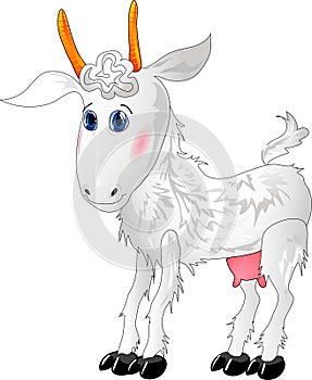 Cartoon goat